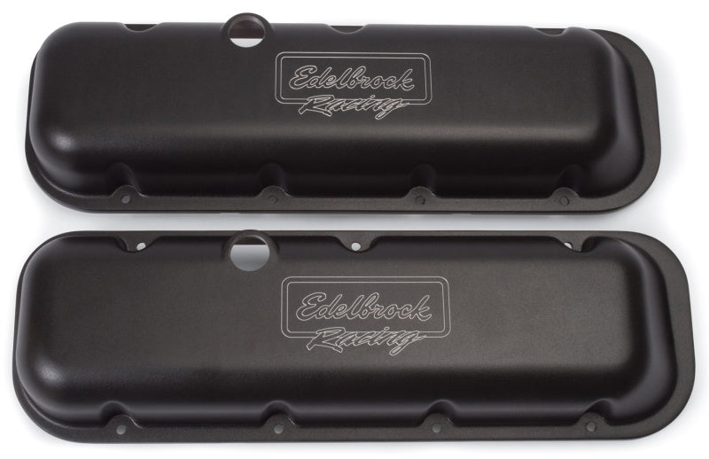 Edelbrock Valve Cover, Victor Series, Chevrolet, 1965 & Later 396-502 V8, Low, B 41813 Photo - Primary