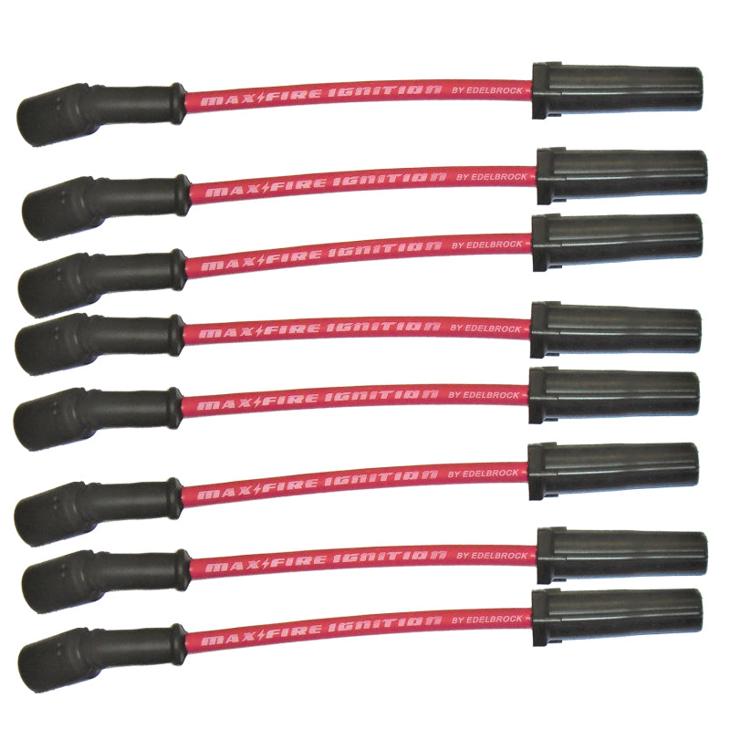 Edelbrock Spark Plug Wire Set GM LS Engines Heat Shields w/o Red Wire (Set of 8) 22717 22717 Photo - Primary