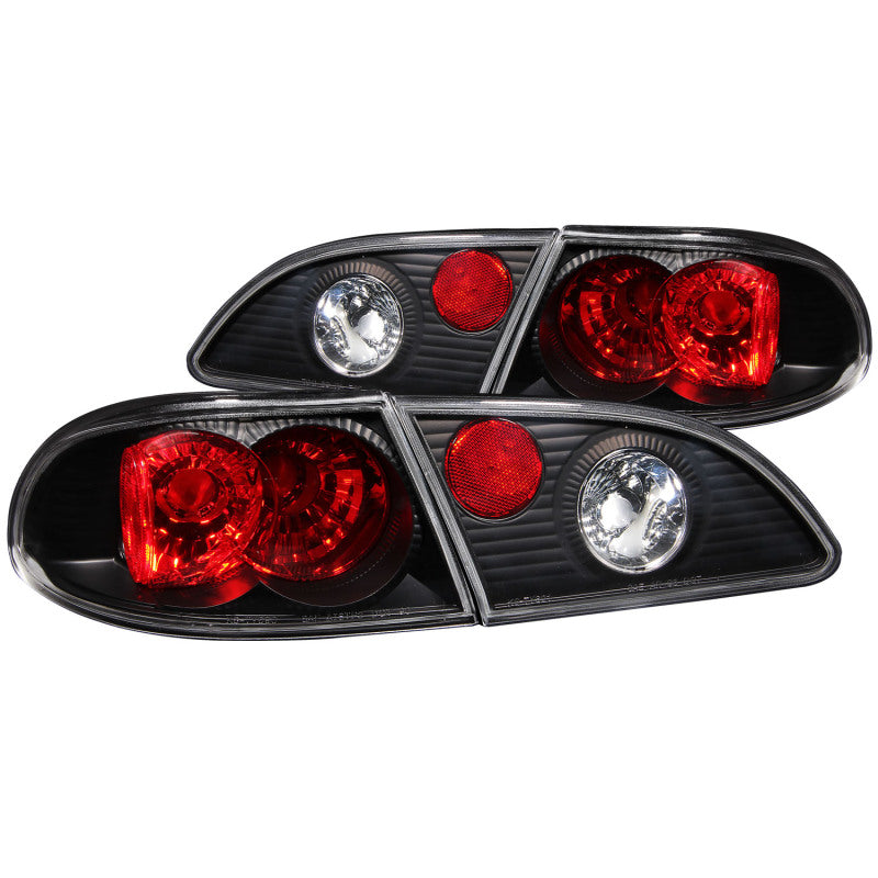 Anzo 1998-2002 Toyota Corolla Tail lights Black 221115 Photo - Primary