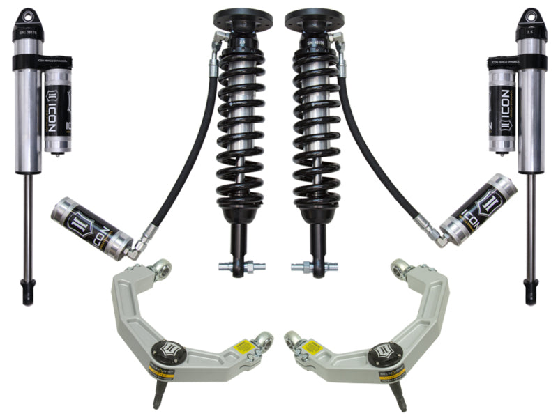 ICON 2015+ Ford F-150 4WD 2-2.63in Stage 4 Suspension System w/Billet Uca K93084 K93084 Photo - Primary