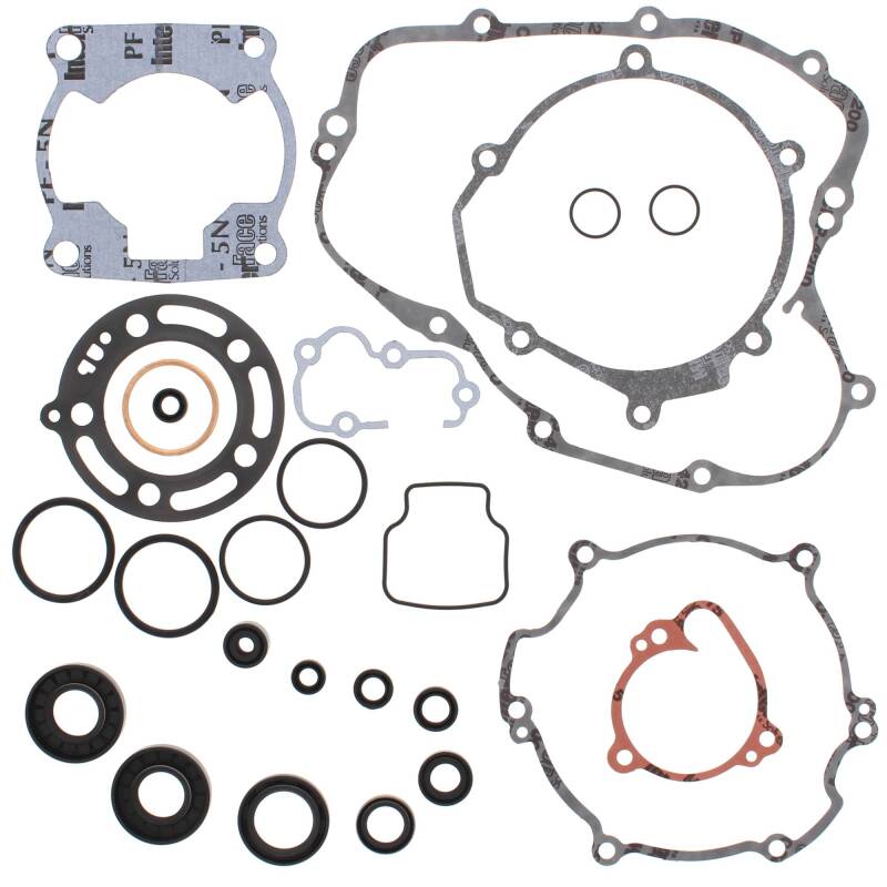 Vertex Pistons Vertex Gaskets 98-05 Kawasaki KX100 Complete Gasket Kit w/ Oil Seals 811411 811411 Photo - Primary