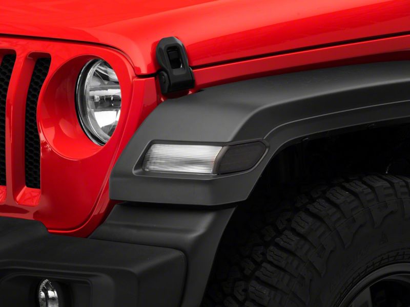Raxiom 18-23 Jeep Wrangler JL Axial Series LED Fender Flare Marker Lights- Smoked J134143-JL J134143-JL Photo - Close Up