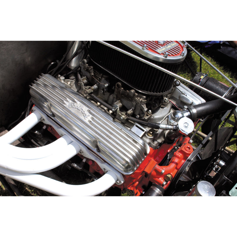 Edelbrock Manifold Dual Quad Intake C-26 for Small-Block Chevy, 1955-86 5425 Photo - out of package