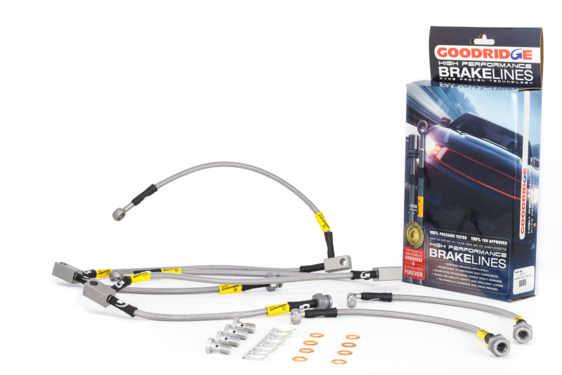 Goodridge Stainless Steel Brake Line SS BR 03-08 Infiniti G35 22074 Photo - Primary