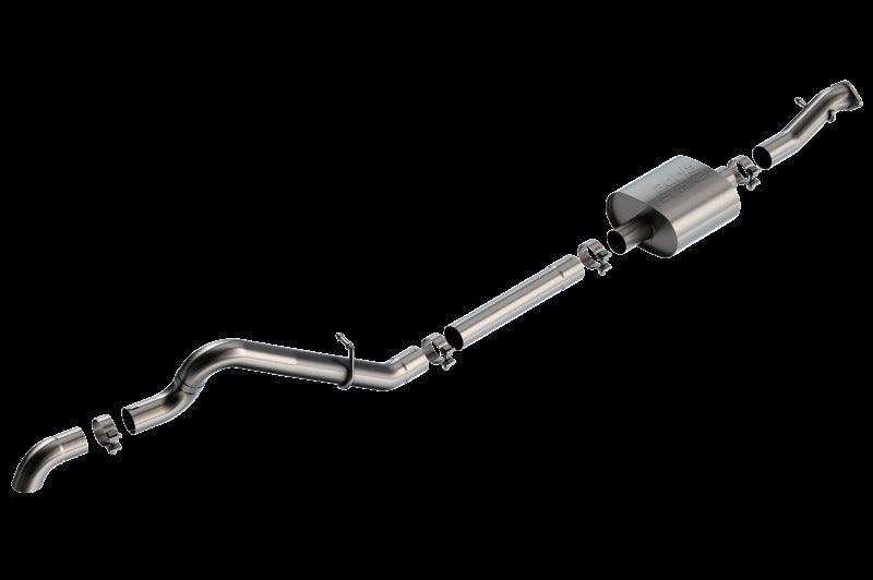 Borla 21-22 Ford Bronco 2.3L 2DR/4DR T-304 Stainless Steel Cat-Back Touring Exhaust - Brushed 140897 140897 Photo - Primary