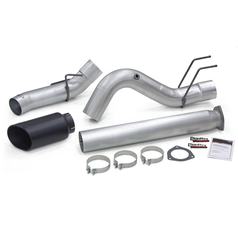 Banks Power 2017 Ford 6.7L 5in Monster Exhaust System - Single Exhaust w/ Black Tip 49795-B 49795-B Photo - out of package