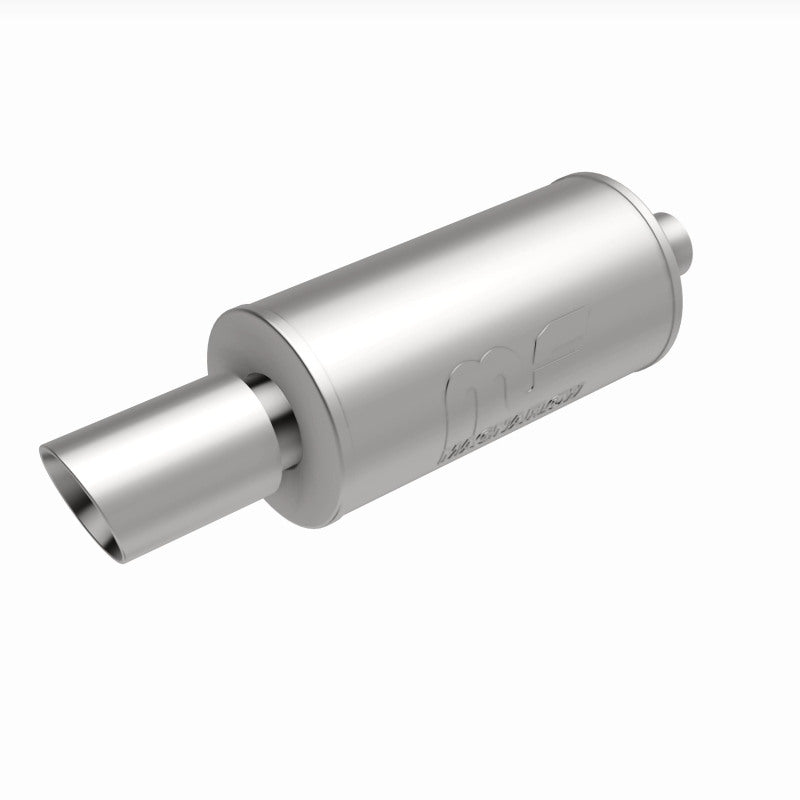 MagnaFlow 7" Round Center/Center Performance Muffler With Tip 14826 360 Degree Image Set