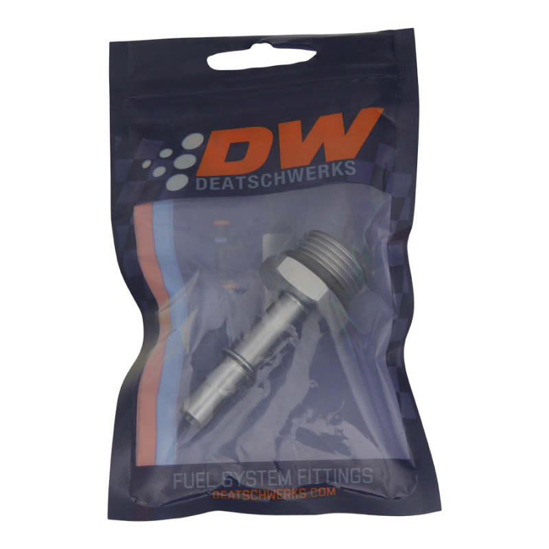 DeatschWerks 10AN ORB Male to 3/8in Male EFI Quick Connect Adapter - Anodized DW Titanium 6-02-0125 6-02-0125 Photo - lifestyle view