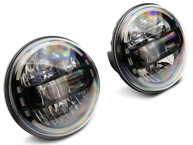 Raxiom 97-18 Jeep Wrangler TJ/JK Axial 7-Inch LED Headlights w/ DRL- Black Housing (Clear Lens) J155570 J155570 User 1