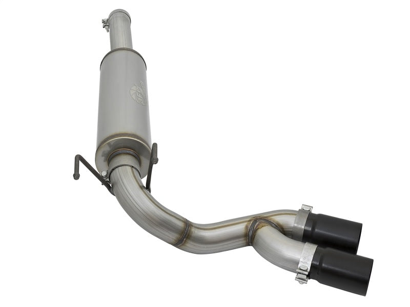 aFe Rebel Series 3-1/2in Stainless Steel Cat-Back Exhaust System 49-42057-B Photo - Unmounted