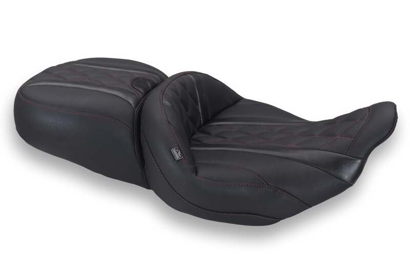 Mustang Motorcycle MMP One-Piece 2 Up Seat Seats Solo Motorcycle Seats main image
