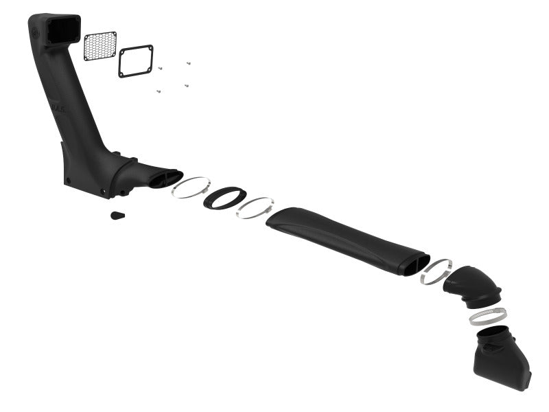 aFe 18-25 Jeep Wrangler / Gladiator L4/V6 Dynamic Air Scoop (D.A.S) Snorkel 55-21001 55-21001 Photo - Unmounted