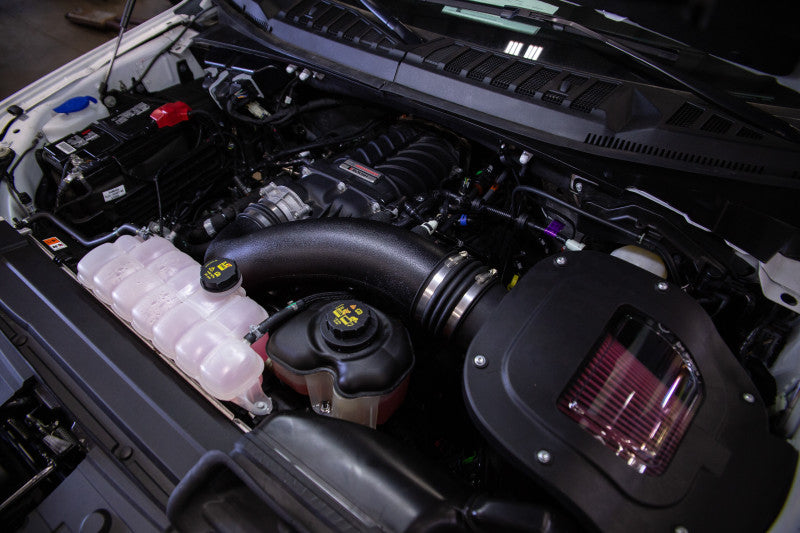 ROUSH 2018-2019 Ford F-150 5.0L V8 650HP Phase 1 Calibrated Supercharger Kit 422095 422095 Photo - Mounted