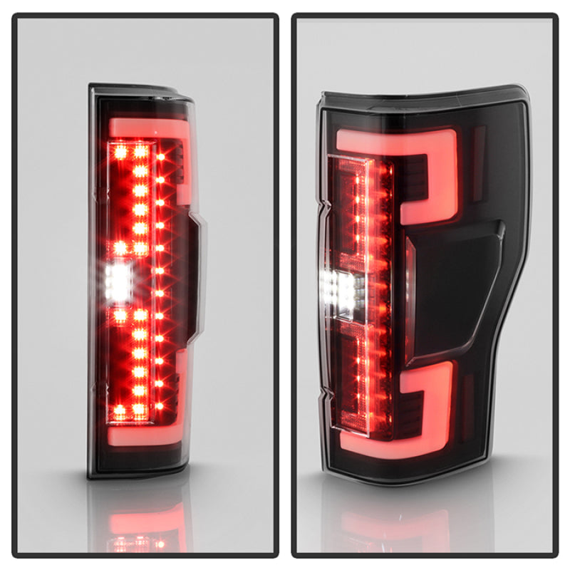 SPYDER 20-21 Ford F250 Superduty LED Tail Lights - Black (ALT-YD-FS20HAL-LED-BK) 5088659 5088659 Photo - Mounted