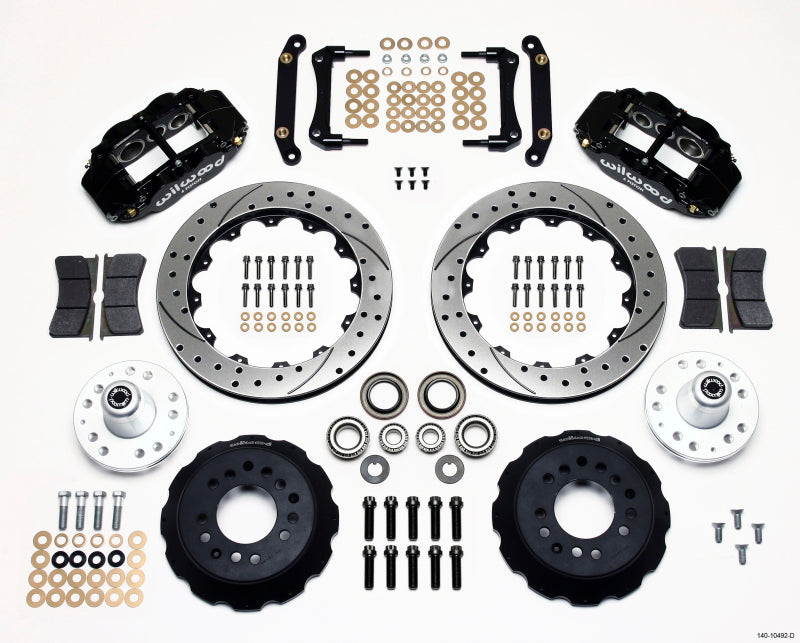 Wilwood FNSL6R Front Hub Kit, 12.88", Drilled, 79-81 Camaro 140-10492-D Photo - Primary