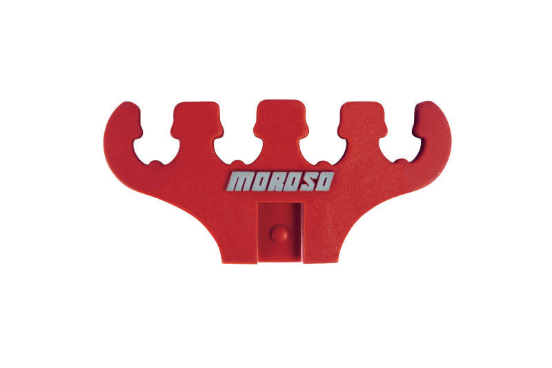 Moroso Spark Plug Wire Accessories Wire Loom; 4-Hole; Red; 7-9mm (Universal) 97835 Photo - Primary