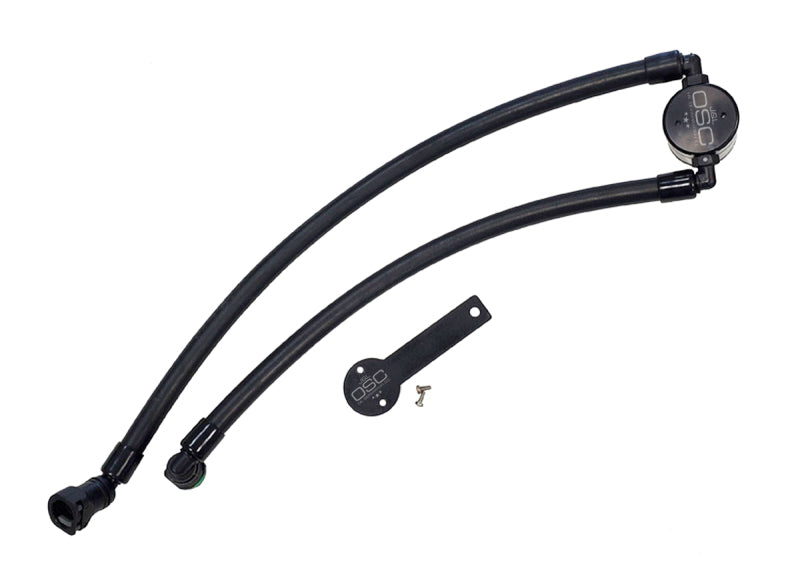 J&L 2021-2022 Ram TRX 6.2L Supercharged Passenger Side Oil Separator 3.0 - Black Anodized 3071P-B 3071P-B Photo - Primary