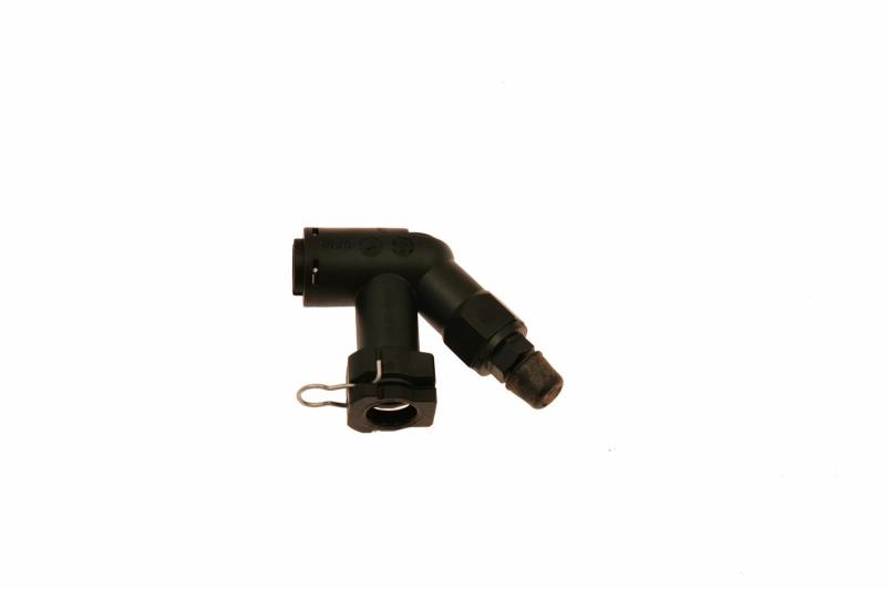McLeod Fitting Elbow Connector W/Bleed Screw For Wire Clip Male Plug In Fitti 139250 Photo - Primary