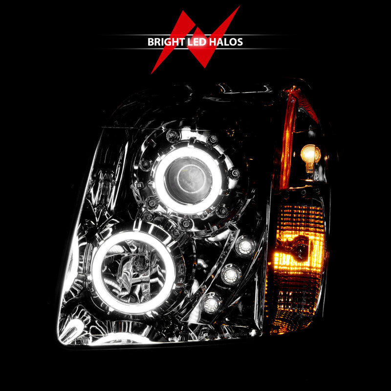 Anzo 2007-2014 Gmc Yukon Projector Headlights w/ Halo Chrome (CCFL) 111147 Photo - lifestyle view