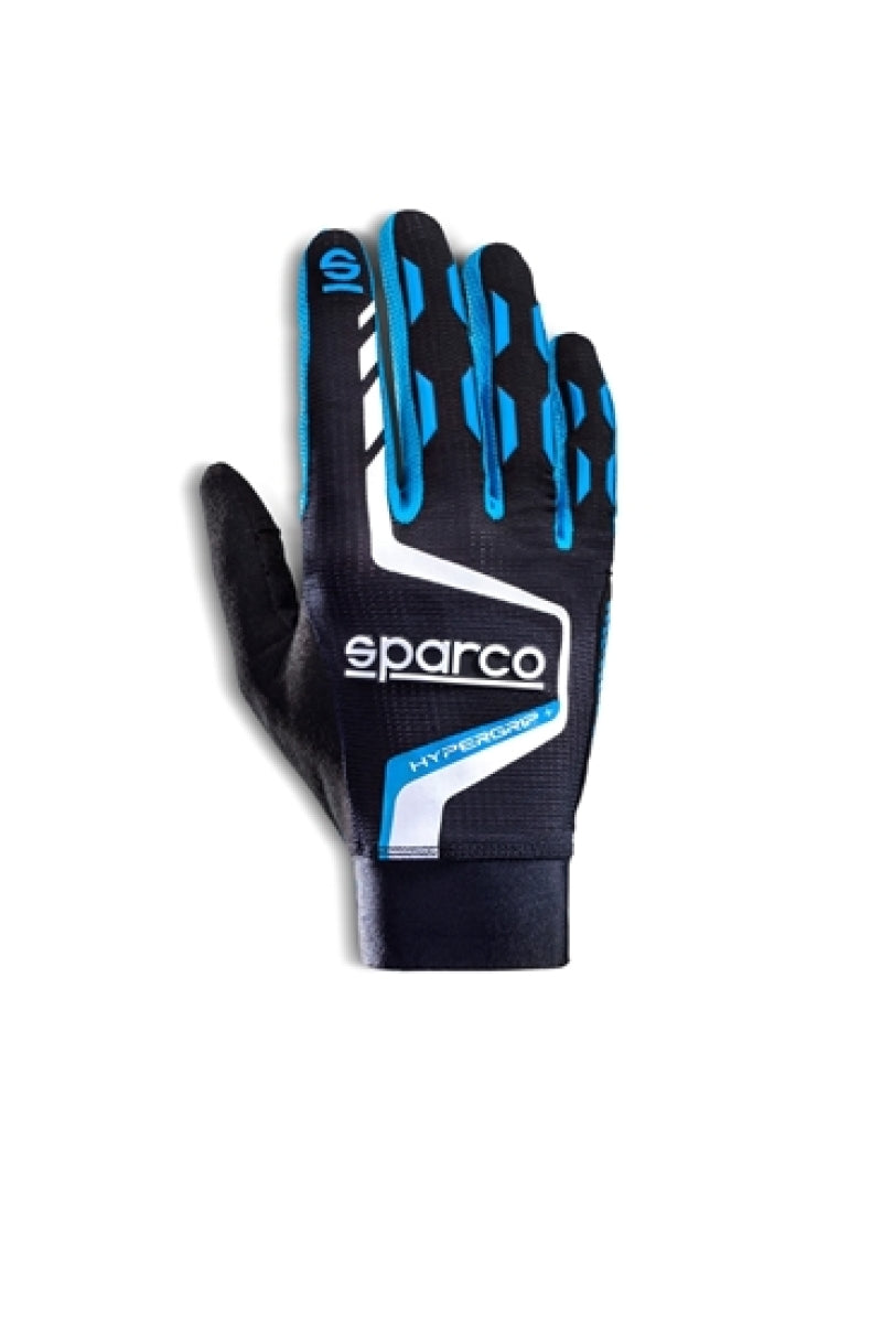 Sparco Gloves Hypergrip+ 09 Black/Blue 00209509NRAZ 00209509NRAZ Photo - Primary