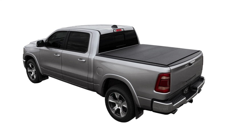 Access LOMAX Tri-Fold Cover Black Urethane Split Rail 19+ Ram 1500 - 6ft 4in Bed (w/o RamBox) B3040049 B3040049 Photo - Primary