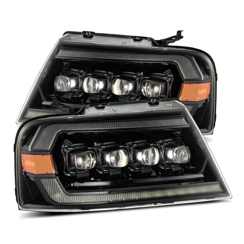 AlphaRex 04-08 Ford F-150 (No 2004 Heritage) NOVA-Series LED Proj HL Chrome w/Actv Light / Seq. Sig 880130 880130 Photo - Primary