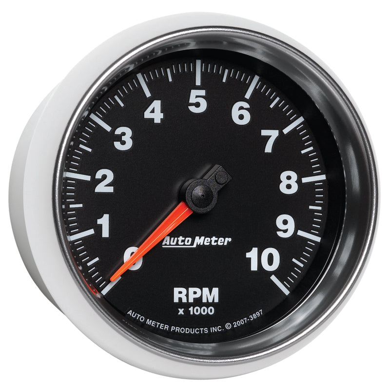 Autometer Gauge, Tachometer, 3 3/8", 10k Rpm, In-Dash, Gs 3897 User 5