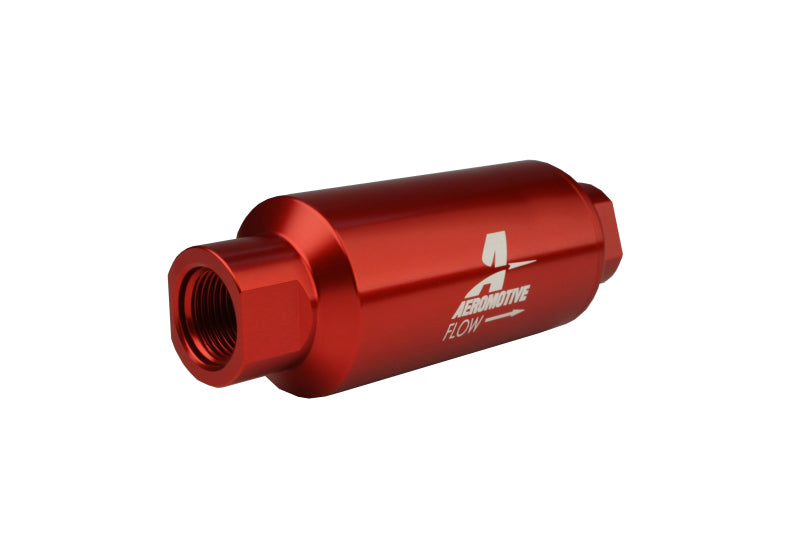 Aeromotive 40 Micron, ORB-10 Red Fuel Filter 12335 Photo - Unmounted