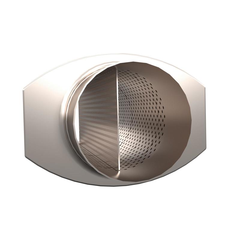 QTP 2.5in Weld-On 304SS Screamer Muffler w/Bolt-On QTEC Electric Cutout 13250C 13250C Photo - Primary