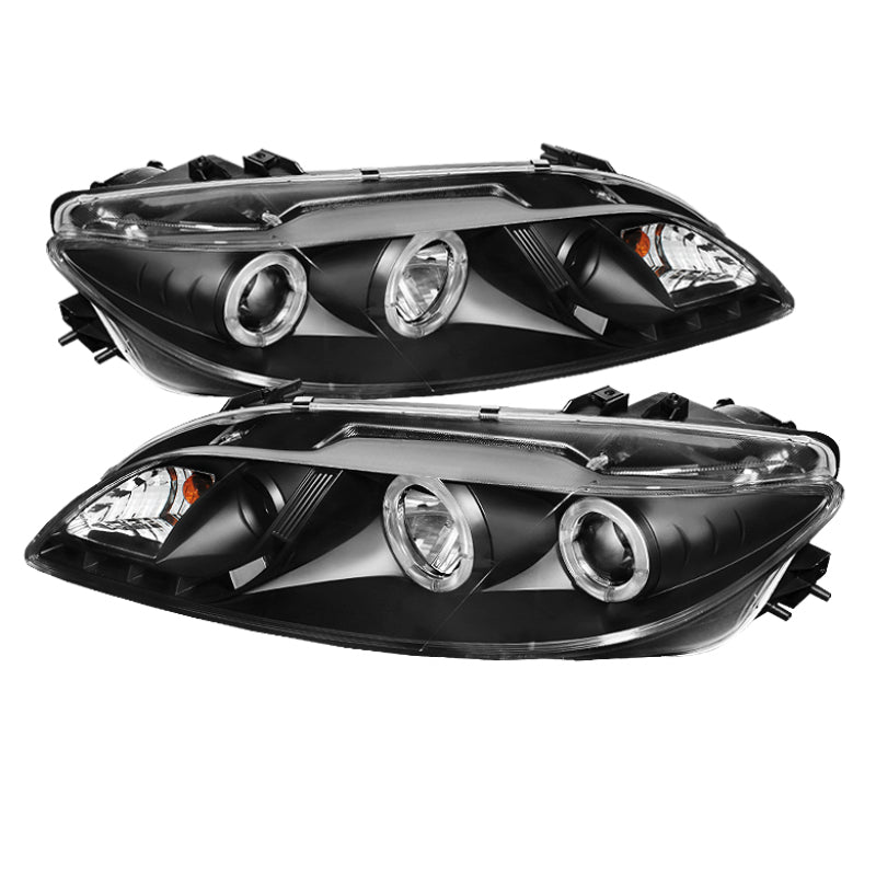 Spyder Mazda 6 03-05 With Fog Lights Projector Headlights LED Halo DRL Blk PRO-YD-M603-FOG-DRL-BK 5042538 5042538 Photo - Primary