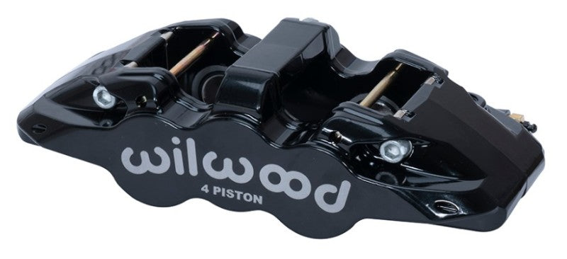 Wilwood Caliper - Aero4-DS Forged Four-Piston Caliper Black 1.12in Piston 1.10in Rotor - Black 120-14440-BK 120-14440-BK User 1