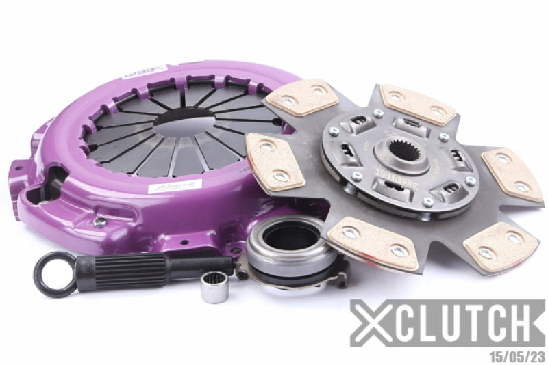 XCLUTCH 87-91 Mazda RX-7 Turbo 1.3L Stage 2R Extra HD Sprung Ceramic Clutch Kit XKMZ24004-1R XKMZ24004-1R Photo - Primary