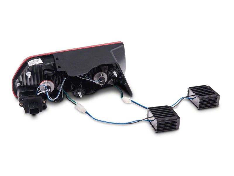 Raxiom 08-14 Dodge Challenger LED Tail Lights- Chrome Housing - Red/Clear Lens CH3005 CH3005 Photo - Close Up