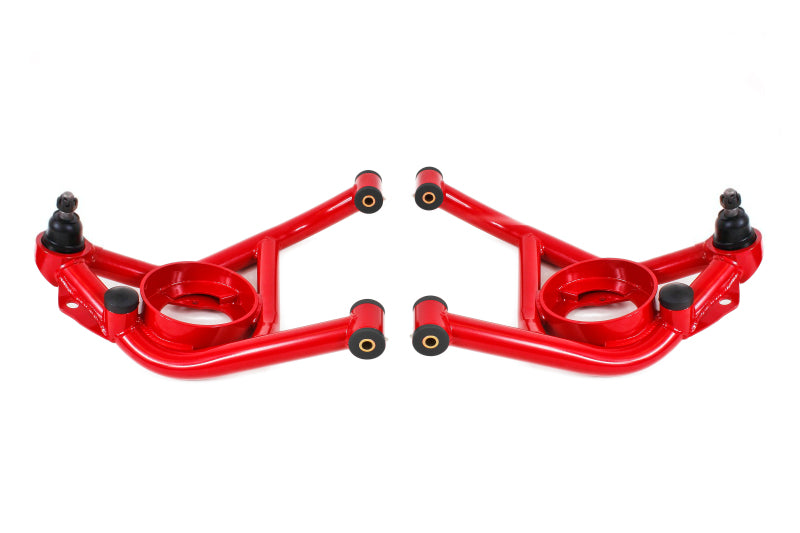 BMR Suspension BMR 70-81 Chevrolet Camaro A-Arms Lower Delrin Bushings Std Ball Joint - Red AAL321R AAL321R Photo - Primary
