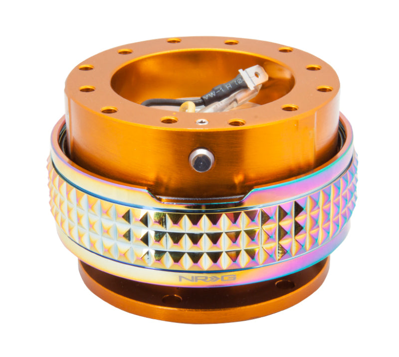 NRG Quick Release Kit - Pyramid Edition - Rose Gold Body / Neochrome Pyramid Ring SRK-210RG/MC SRK-210RG/MC Photo - Primary