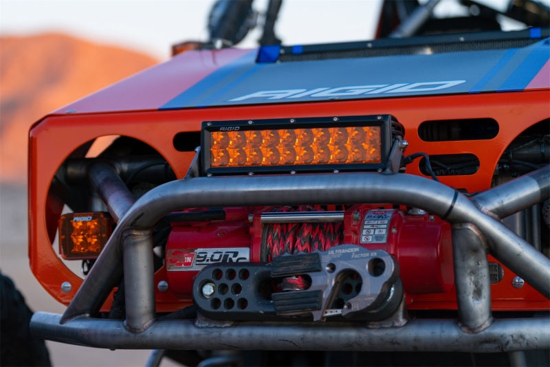 Rigid Industries E-Series 10in. Spot w/ Amber PRO Lens 110223 110223 Photo - Mounted