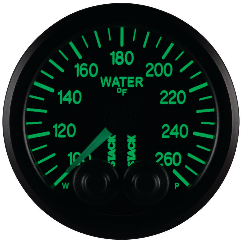Autometer Gauge WTmp Pro-Cntrl 52mm Blk 100-260 deg. ST3508 User 7