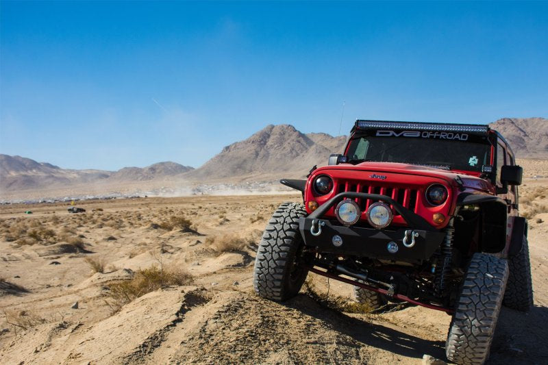 DV8 Offroad 07-18 Jeep Wrangler JK Front & Rear Flat Tube Fenders FENDB-02 FENDB-02 Photo - Close Up