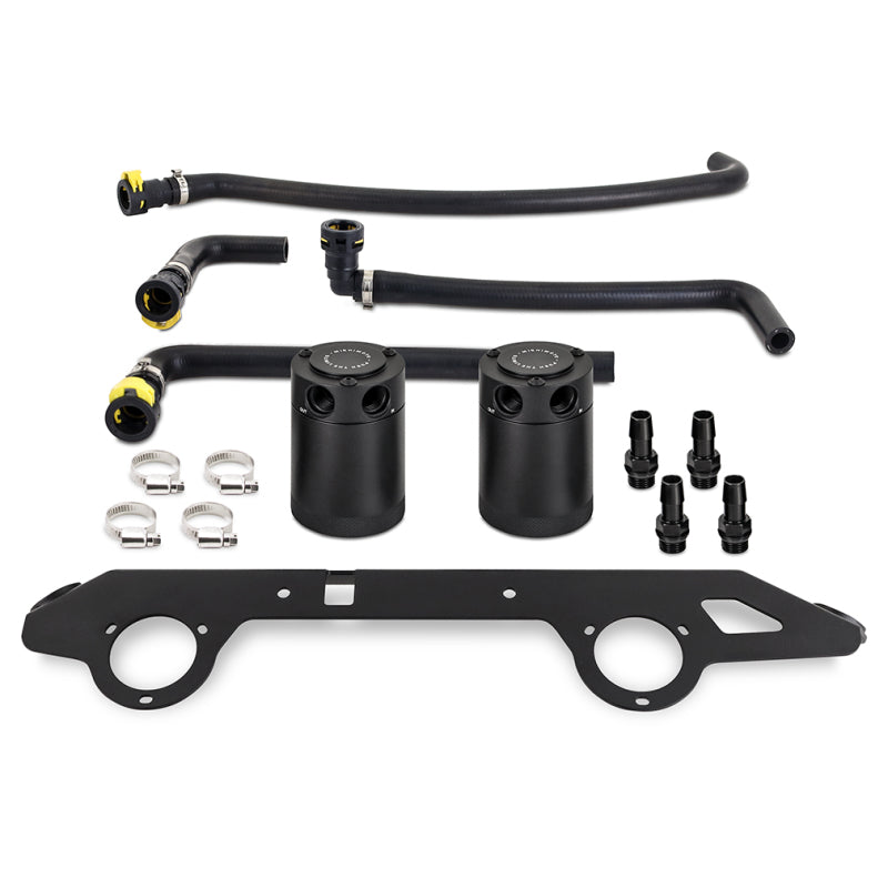 Mishimoto 2021+ Ford Bronco 2.7L Baffled Oil Catch Can System MMBCC-BR27-21S MMBCC-BR27-21S Photo - Primary