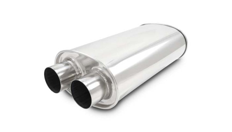 Vibrant Universal 3in Stainless Steel Dual In-Out Muffler 10536 10536 Photo - Primary