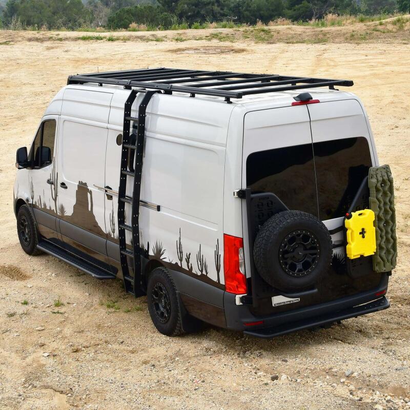 Westin 19-23 Mercedes-Benz Sprinter 144in WB Mesa Roof Rack - Textured Black 15-00025 15-00025 Photo - lifestyle view