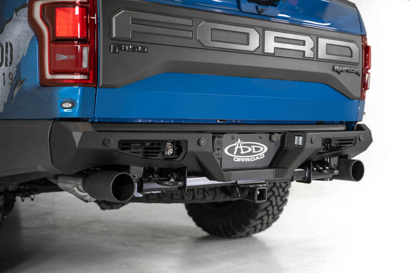 Addictive Desert Designs 17-20 Ford Raptor F-150 Bomber Rear Bumper w/ Backup Sensor Cutouts R110011370103 R110011370103 Photo - Primary
