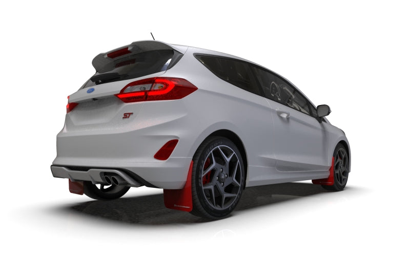 Rally Armor 18-22 Ford Fiesta ST MK8 Red UR Mud Flap w/ White Logo MF60-UR-RD/WH MF60-UR-RD/WH User 1