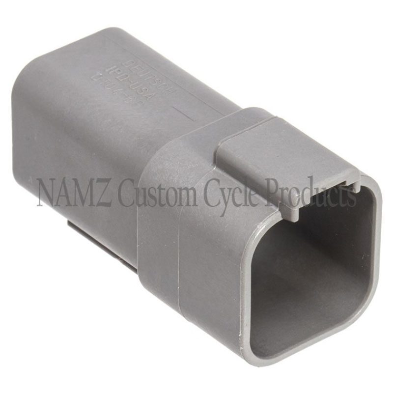 NAMZ Deutsch DT Series 6-Wire Receptacle & Wedgelock - Gray (Repl. HD 72126-94GY) DR-6G DR-6G Photo - Primary