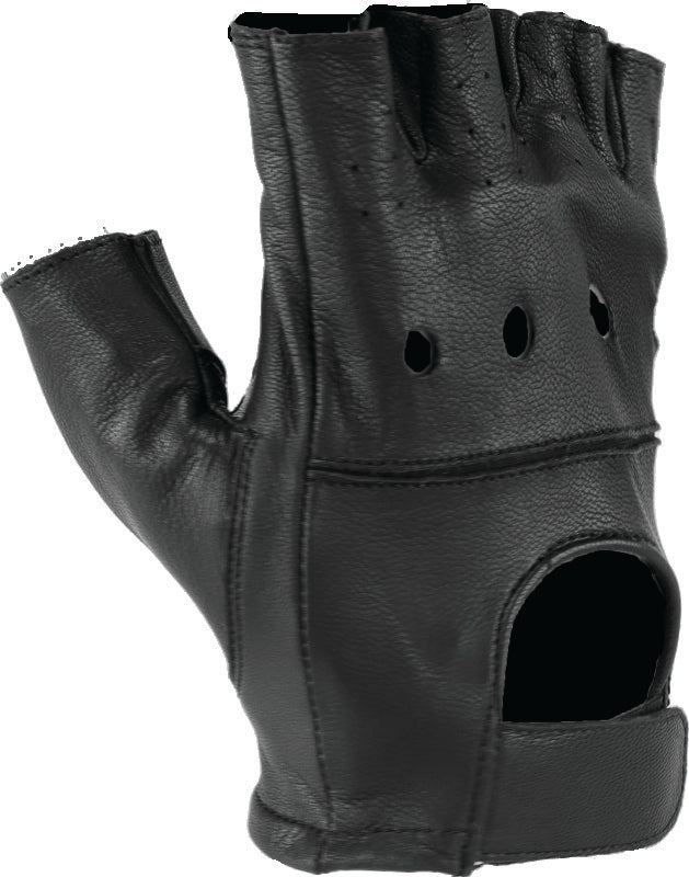 Kuryakyn Leather By River Road Hollister Shorty Gloves Black - Small 094454 094454 User 1