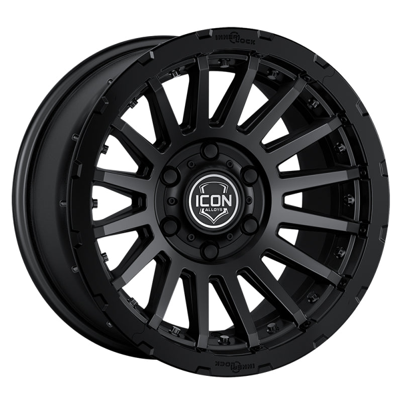 ICON Recon Pro 17x8.5 6 x 135 6mm Offset 5in BS 87.1mm Bore Satin Black Wheel 23617856350SB 23617856350SB Photo - Primary