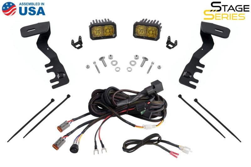 Diode Dynamics 2024+ Toyota Tacoma Stage Series 2in LED Ditch Light Kit - Pro White Combo DD7936 DD7936 User 5