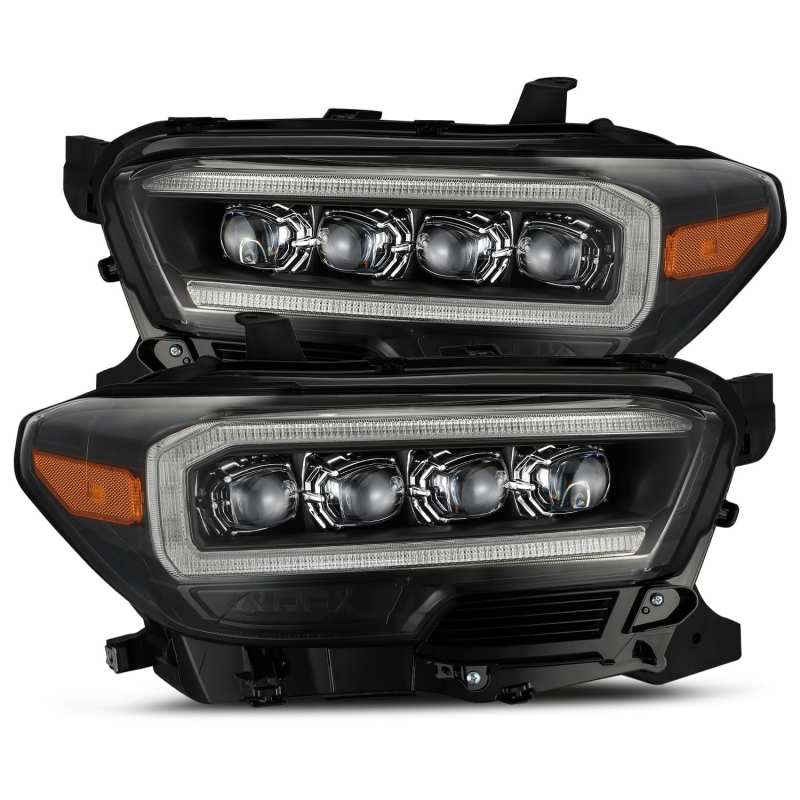 AlphaRex 16-20 Toyota Tacoma NOVA LED Projector Headlights Plank Style Black w/Activation Light 880707 880707 Photo - Primary
