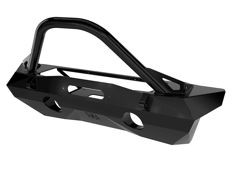 ICON 07-18 Jeep Wrangler JK Pro Series Front Bumper Rec Winch Mount w/Bar/Tabs 25215 25215 Photo - Primary