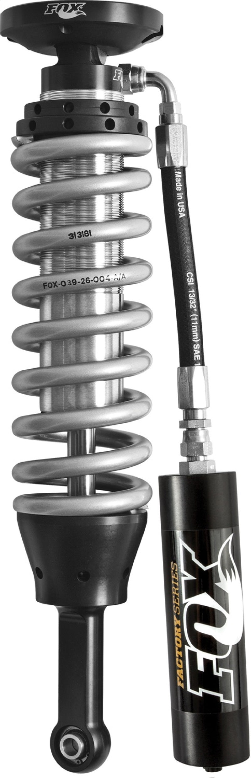 FOX 2009 F-150 2.5 Factory Series 5.45in. Remote Reservoir Coilover Shock Set - Black/Zinc 880-02-634 880-02-634 Photo - Primary